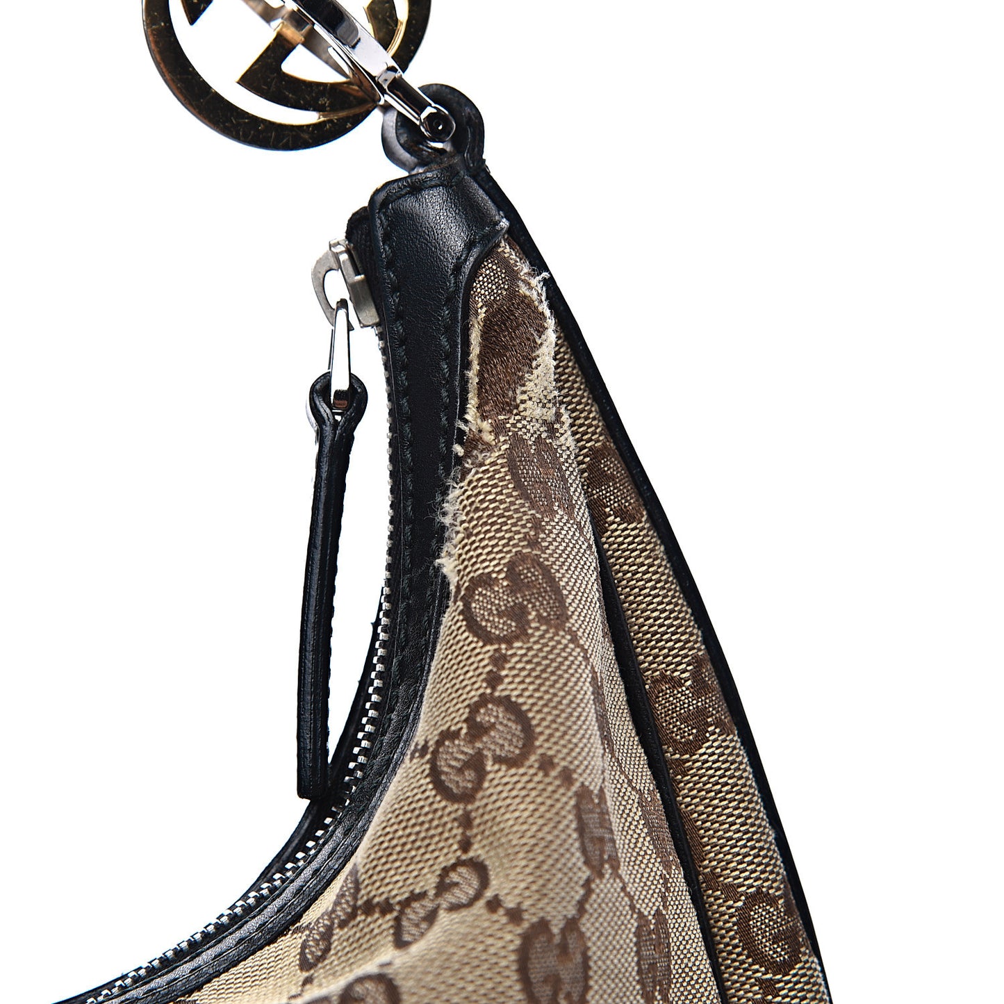 Monogram Large GG Twins Hobo Black