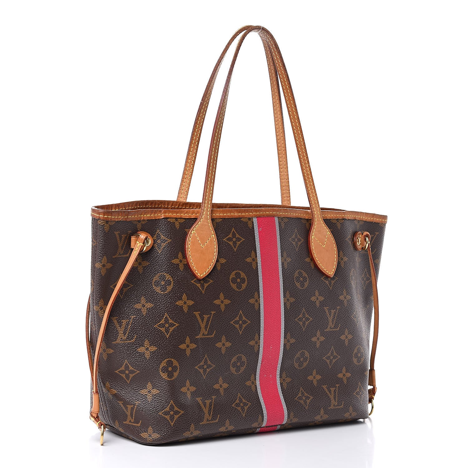 Louis Vuitton Monogram Neverfull PM Fuchsia Gris 3 of 17