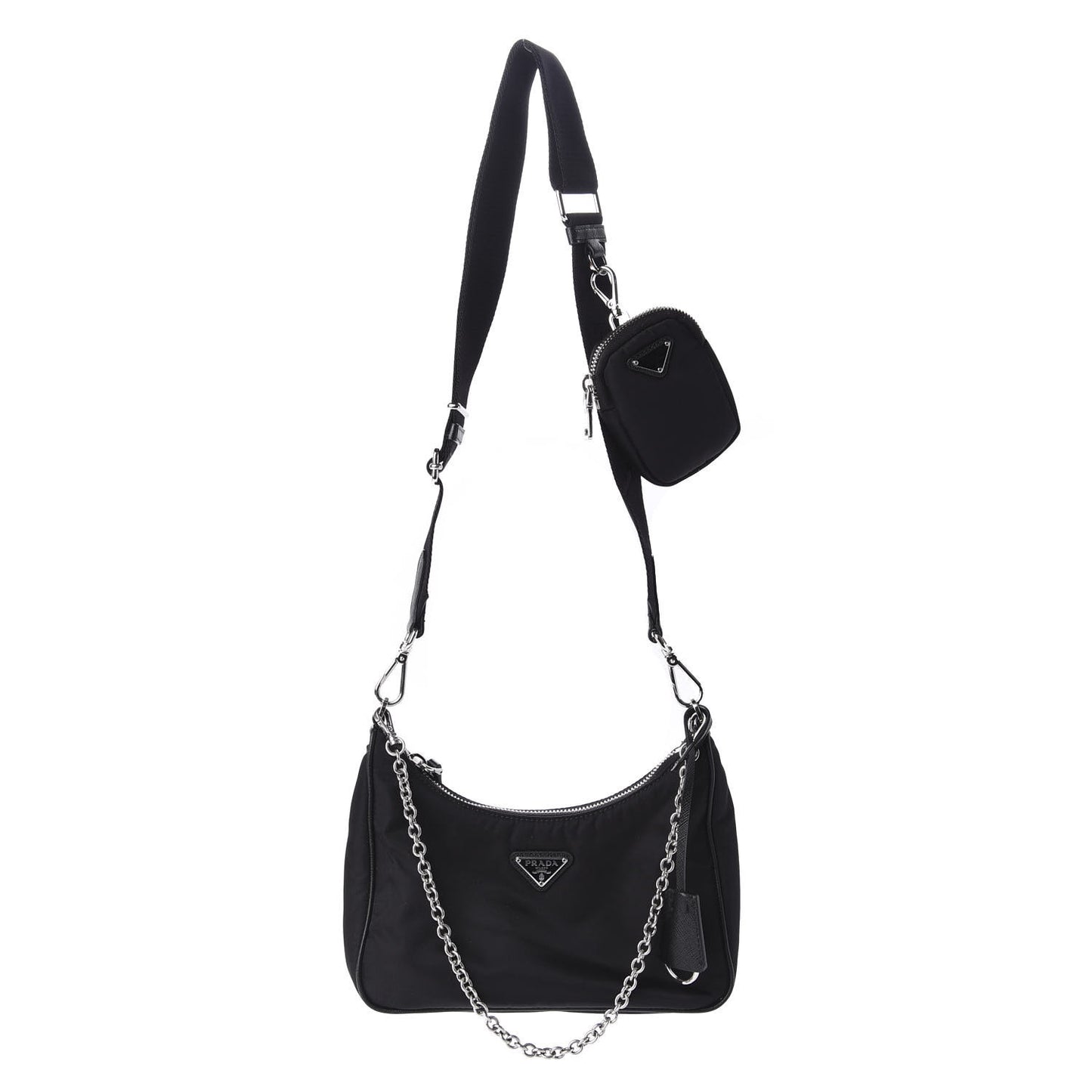 Nylon Re-Edition 2005 Shoulder Bag Black