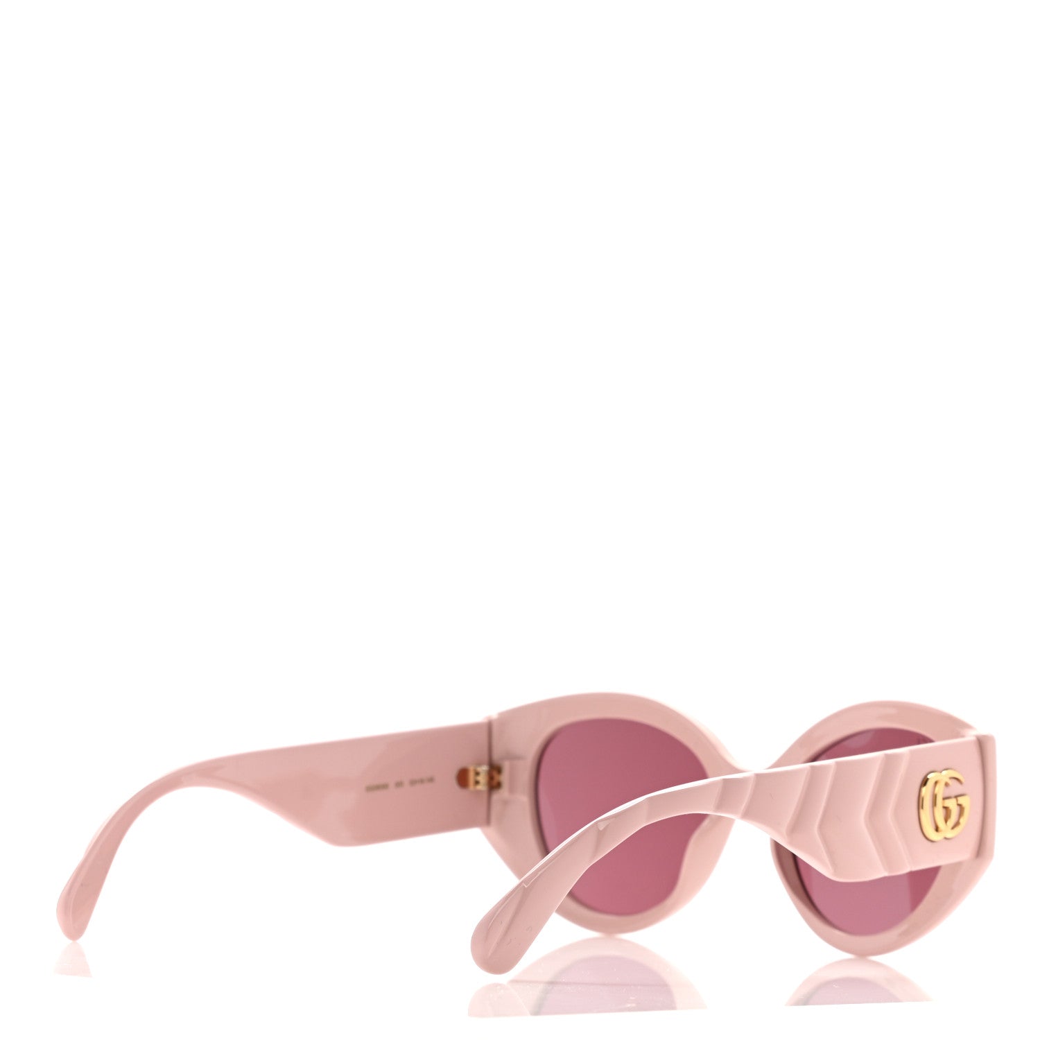 Gucci Acetate GG Cat Eye Sunglasses GG0809S Pink 4 of 8