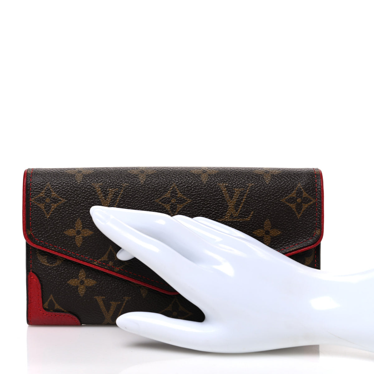 Louis Vuitton Monogram Sarah Retiro Wallet Cherry 2 of 6