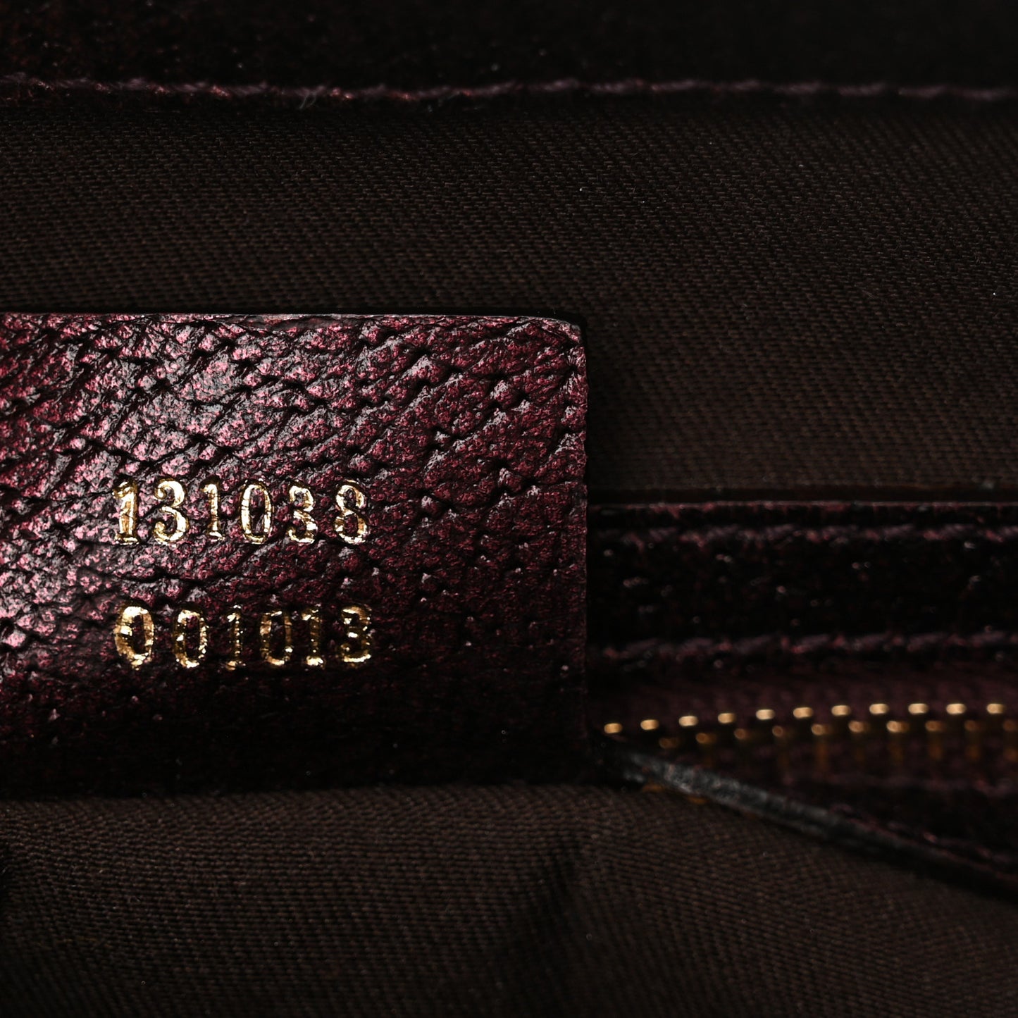 Monogram Bamboo Ring Hobo Aubergine