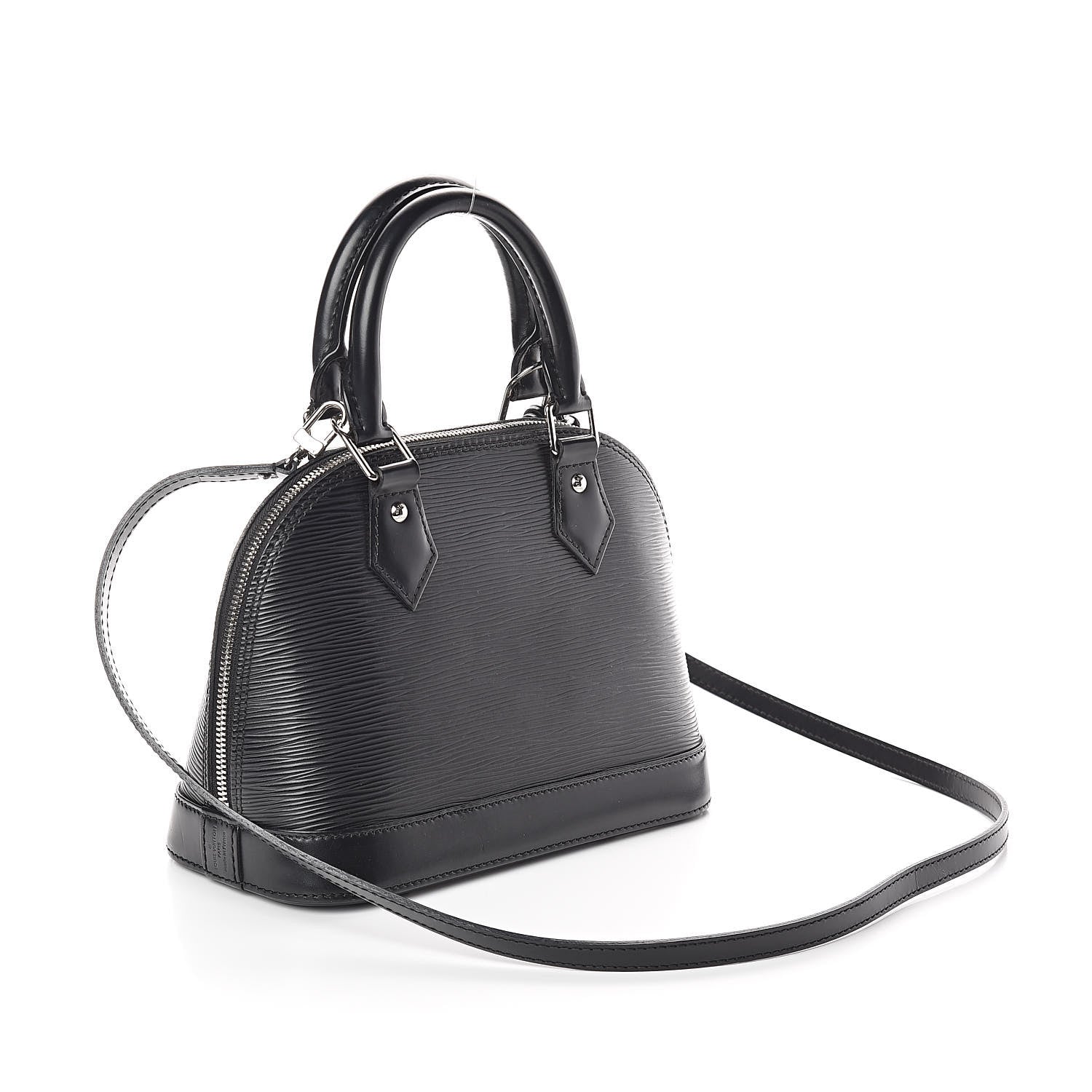 Louis Vuitton Epi Alma BB Black 3 of 9