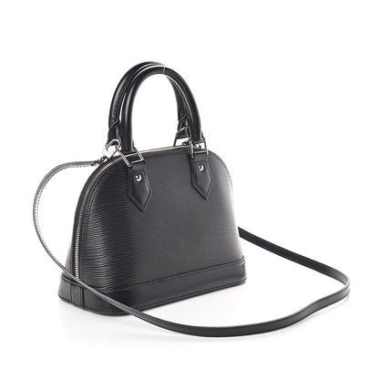 Louis Vuitton Epi Alma BB Black 3 of 9