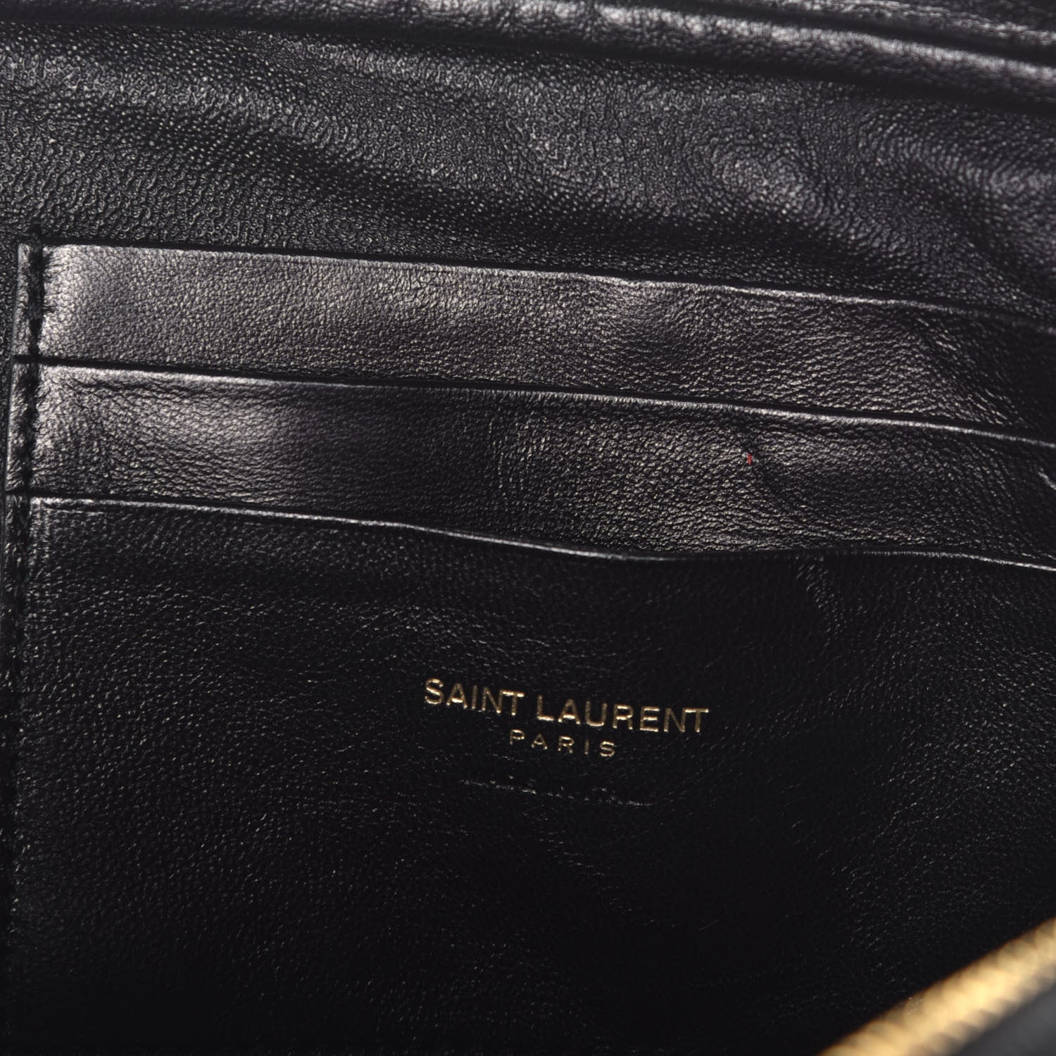 Saint Laurent Grain De Poudre Matelasse Monogram Mini Lou Camera Bag Black 6 of 9