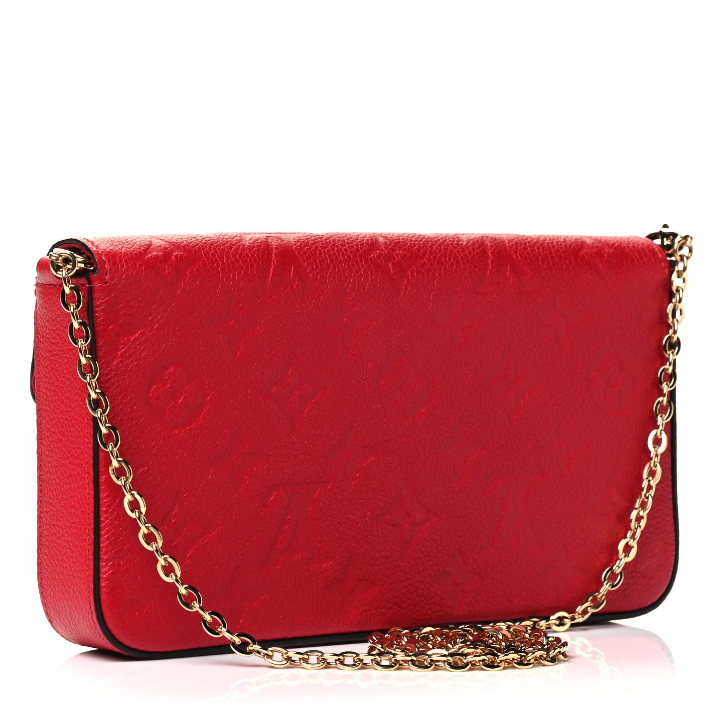 Empreinte Pochette Felicie Chain Wallet Scarlet