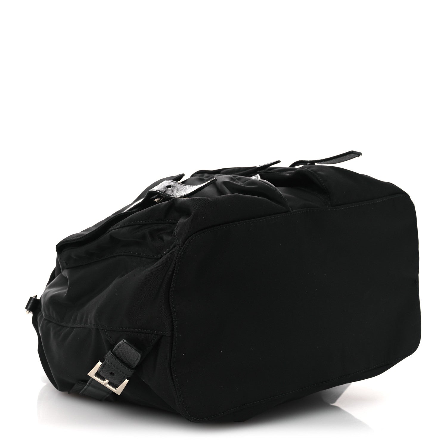 Prada Tessuto Nylon Saffiano Medium Backpack Black 5 of 13