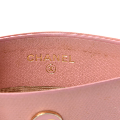 Chanel Calfskin CC Button Card Holder Case Pink 8 of 9