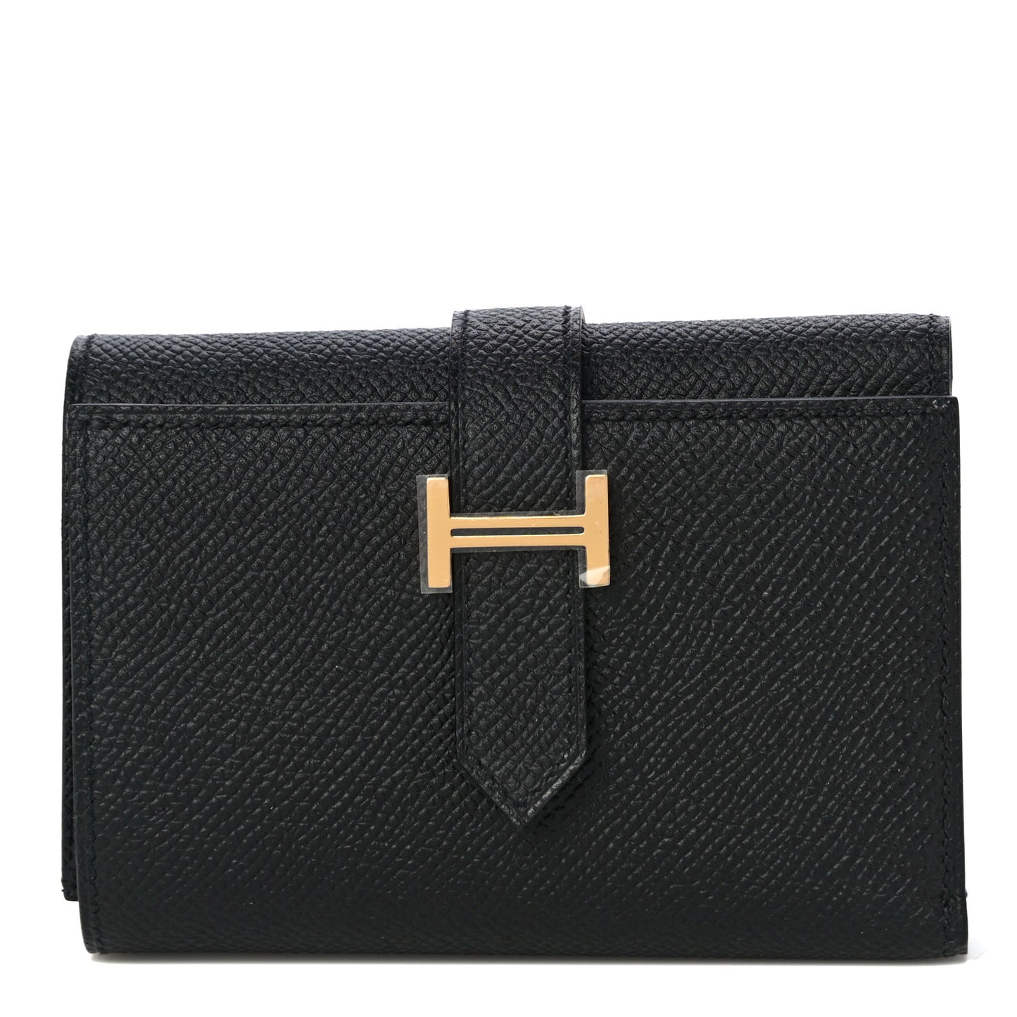 Epsom Tri-Fold Compact Bearn Wallet Black