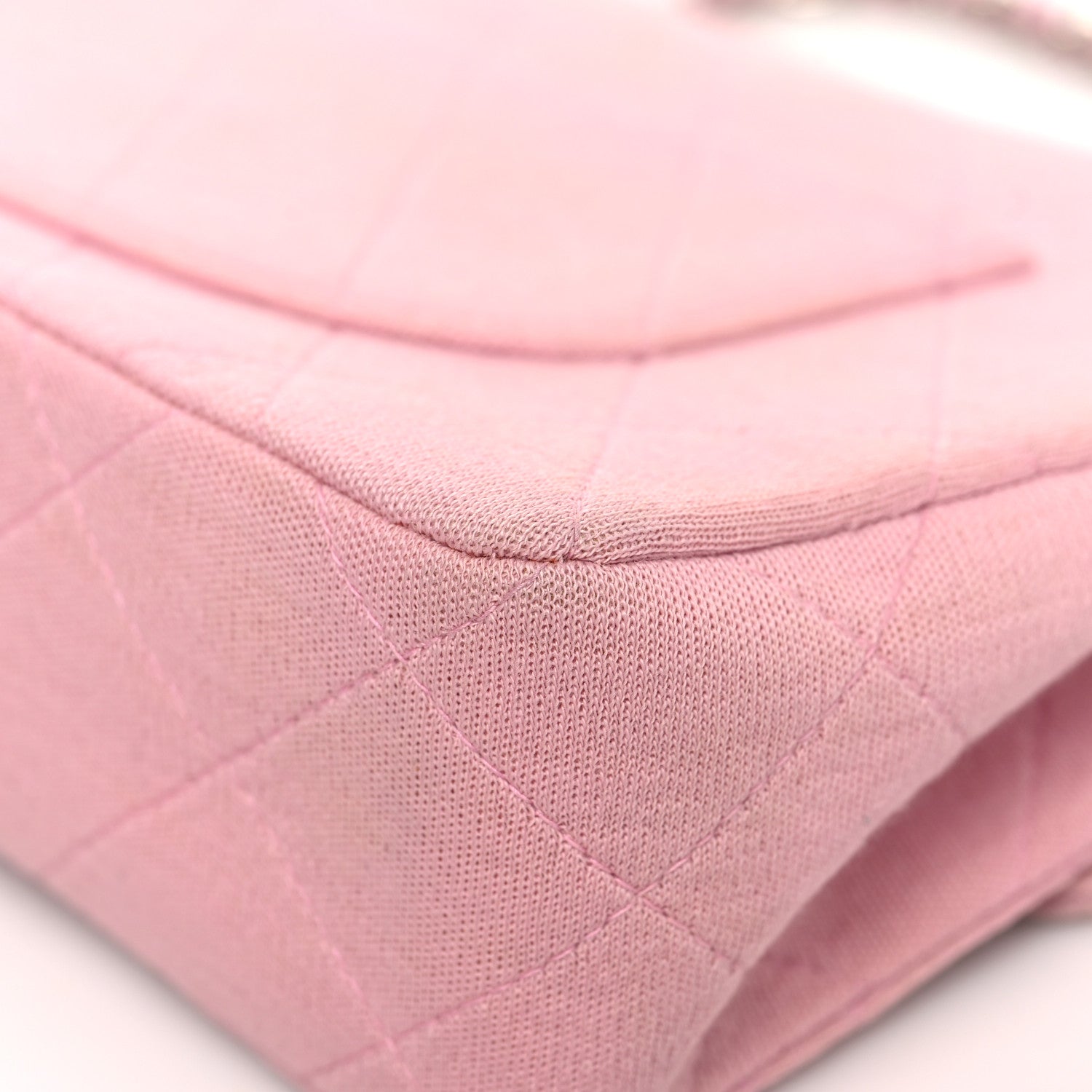 Chanel Jersey Quilted Small Single Flap Pink 12 of 14