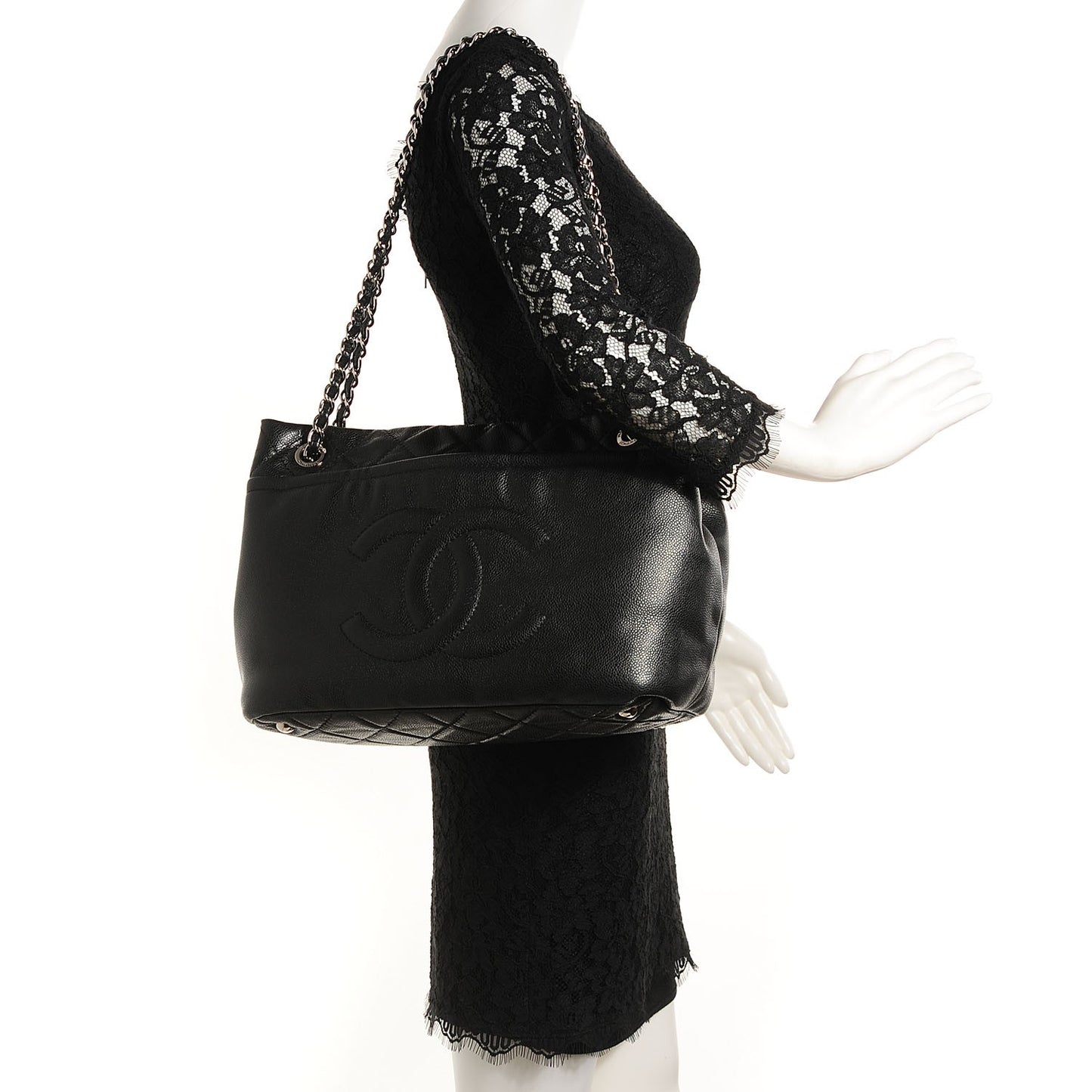 Caviar CC Timeless Soft Tote Black