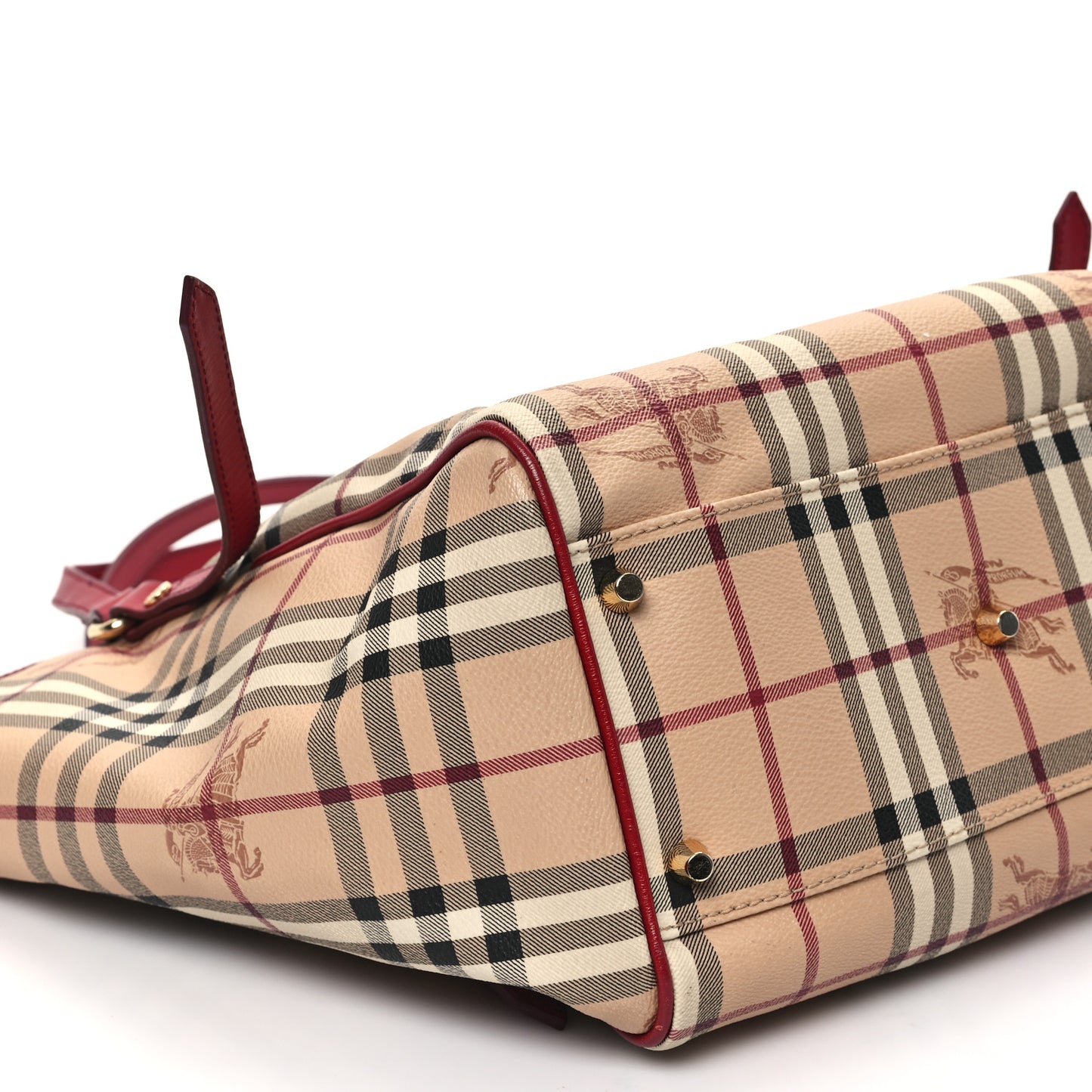 Haymarket Check Small Canterbury Tote Military Red