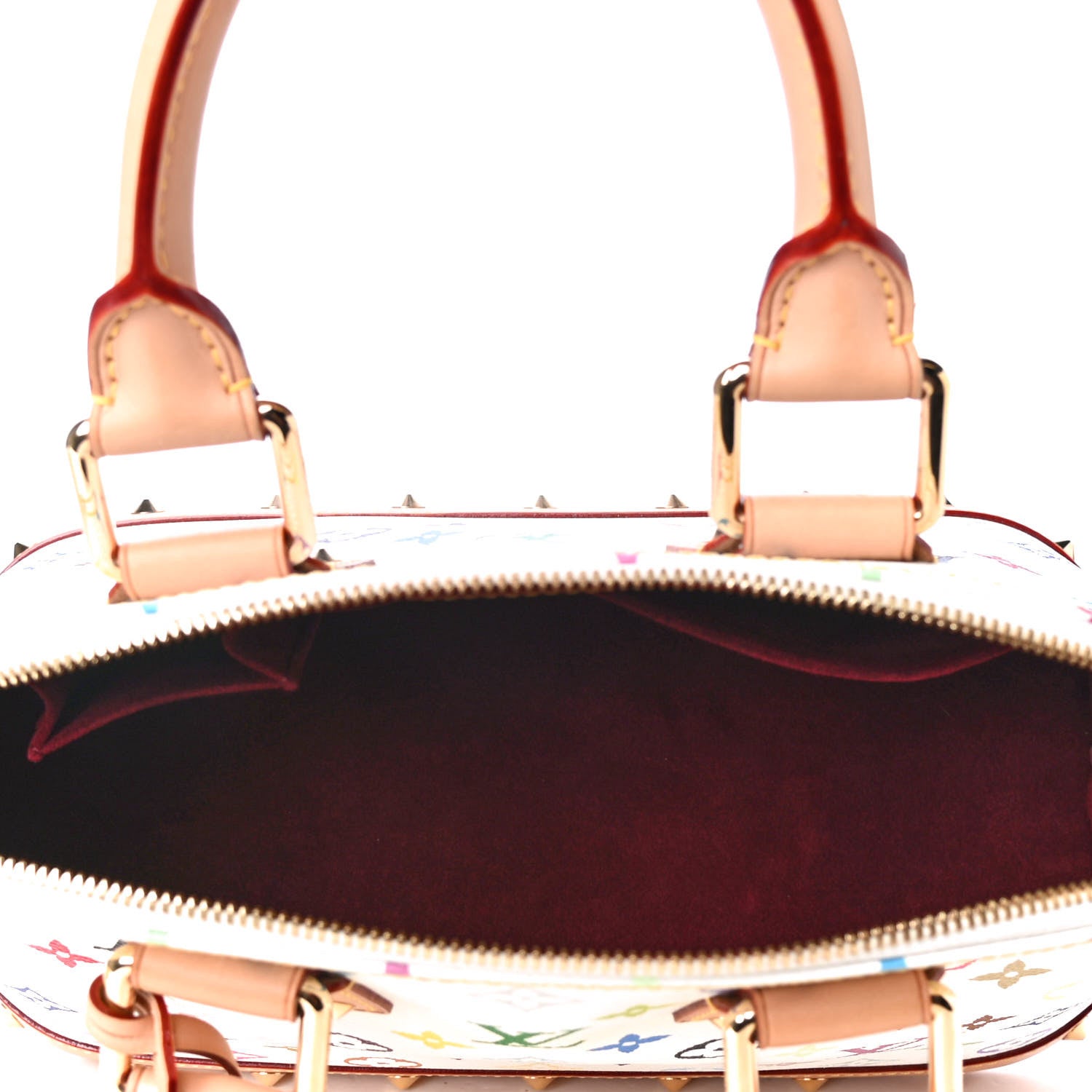 Louis Vuitton Monogram Multicolor Alma PM White 5 of 6