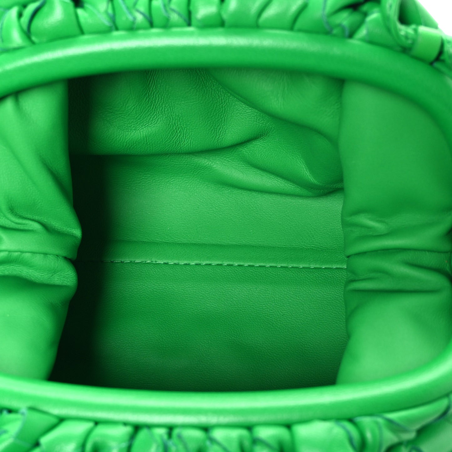 Nappa Intrecciato The Mini Pouch Parakeet