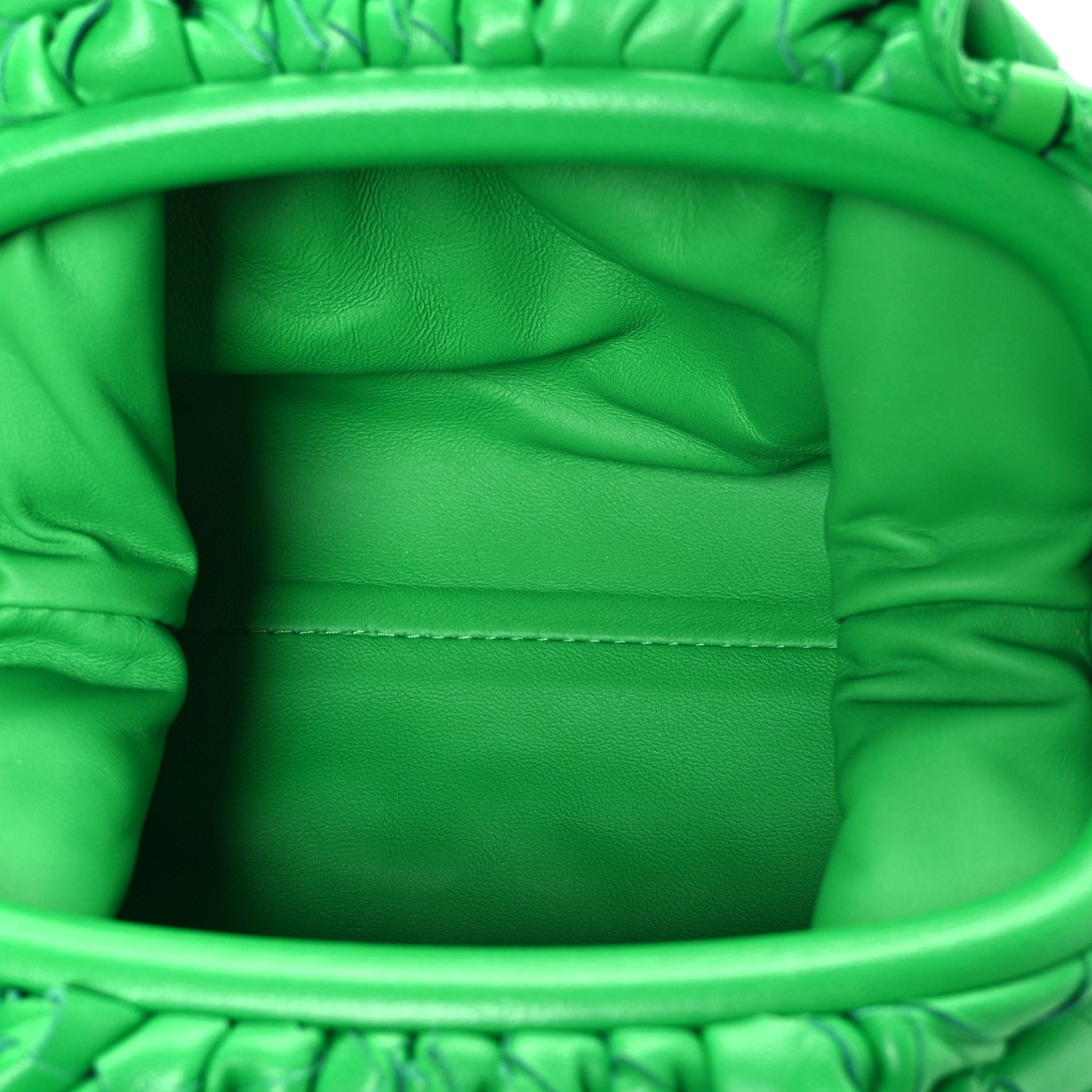 Bottega Veneta Nappa Intrecciato The Mini Pouch Parakeet 4 of 10