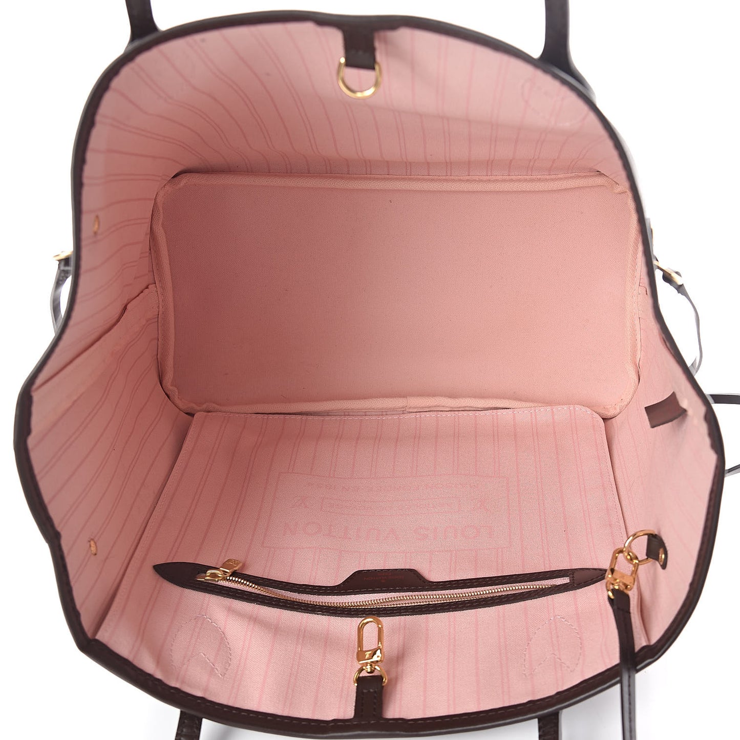 Damier Ebene Neo Neverfull MM Rose Ballerine