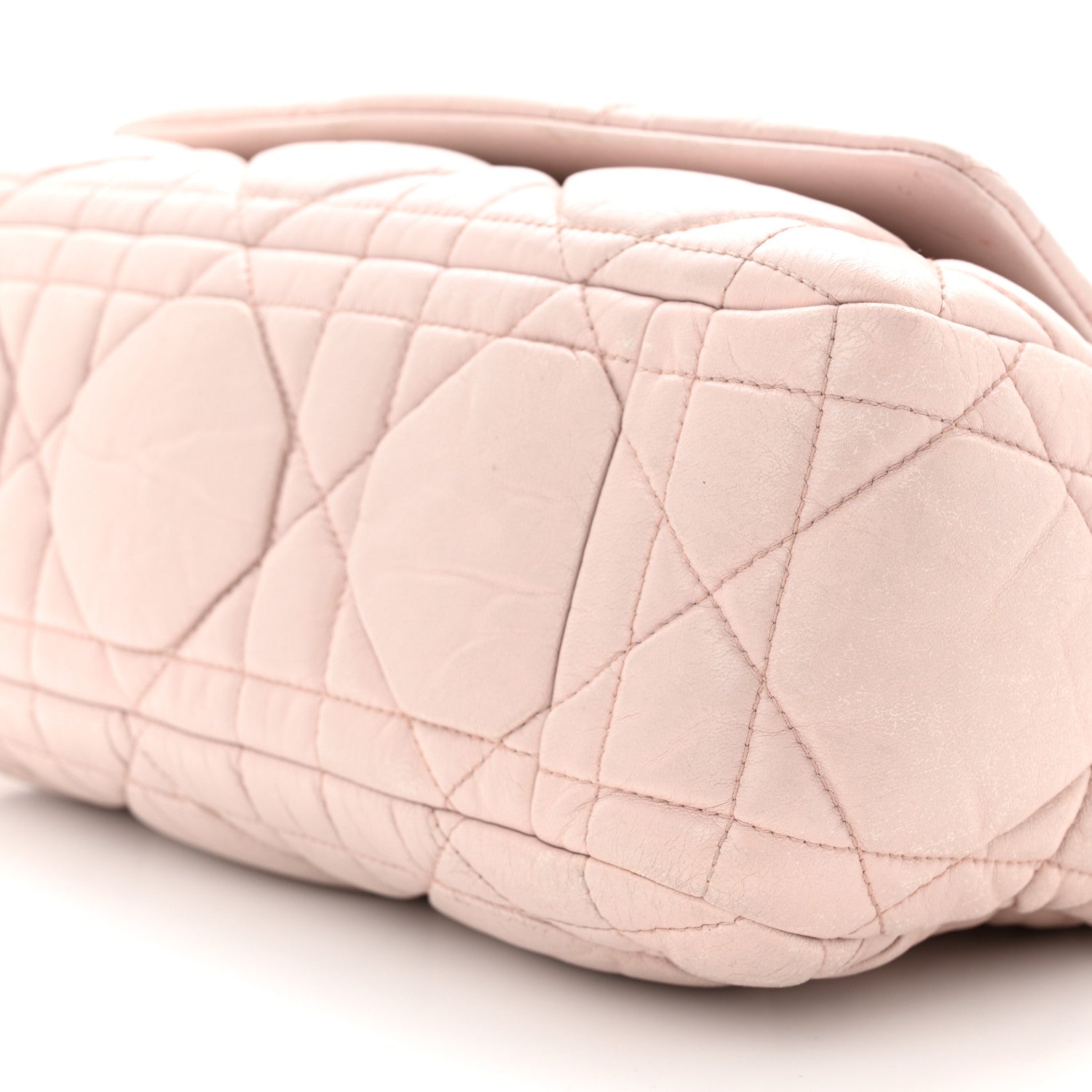 Christian Dior Lambskin Cannage Small Milly La Foret Shoulder Bag Pink 10 of 14