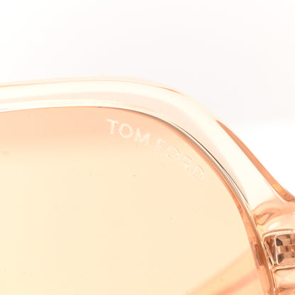 Tom Ford Thomas Sunglasses TF732 Transparent Pink 7 of 8