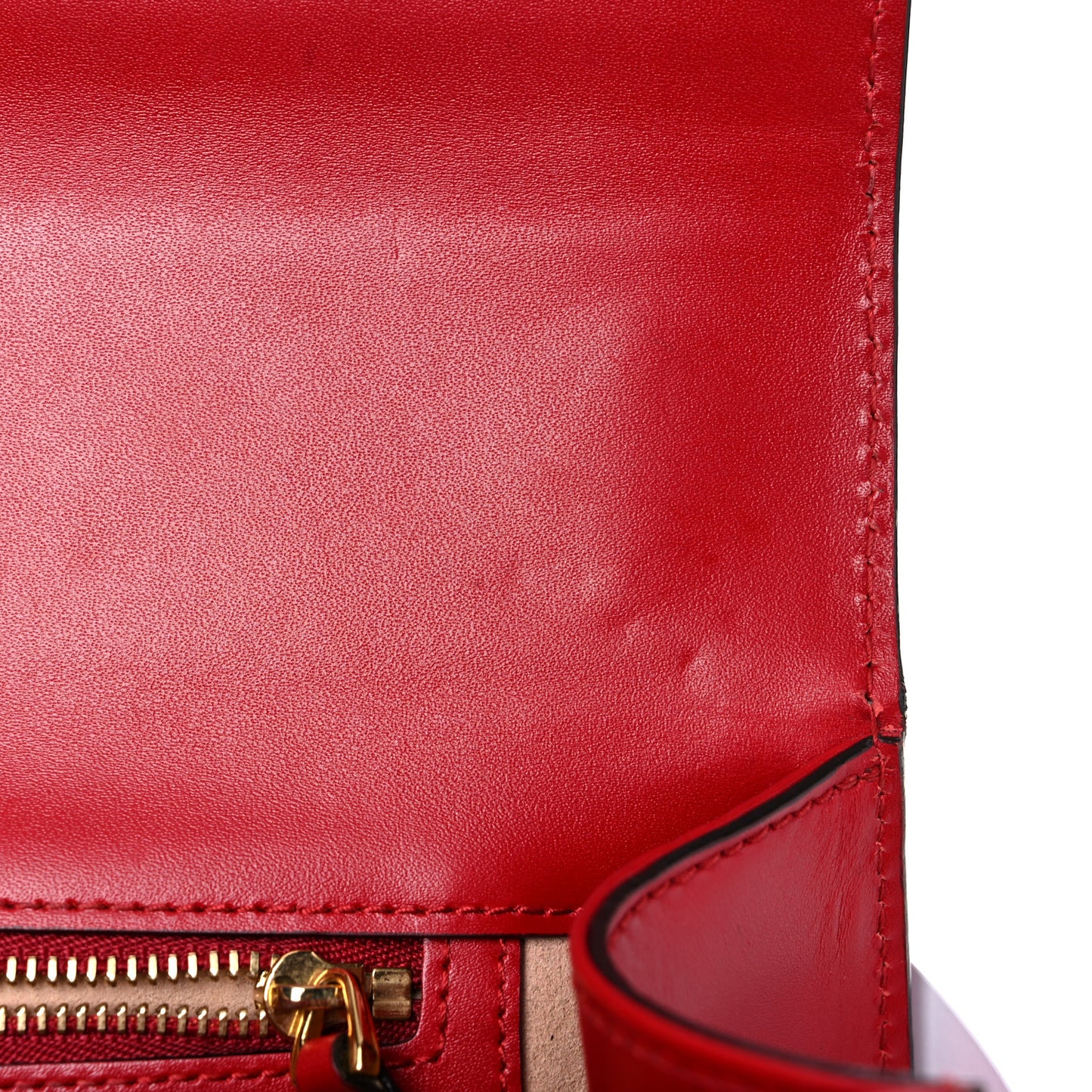 Guccissima Medium Padlock Shoulder Bag Hibiscus Red