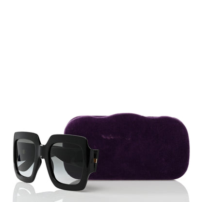 Gucci Acetate Square Frame Sunglasses GG0053S Black 8 of 8