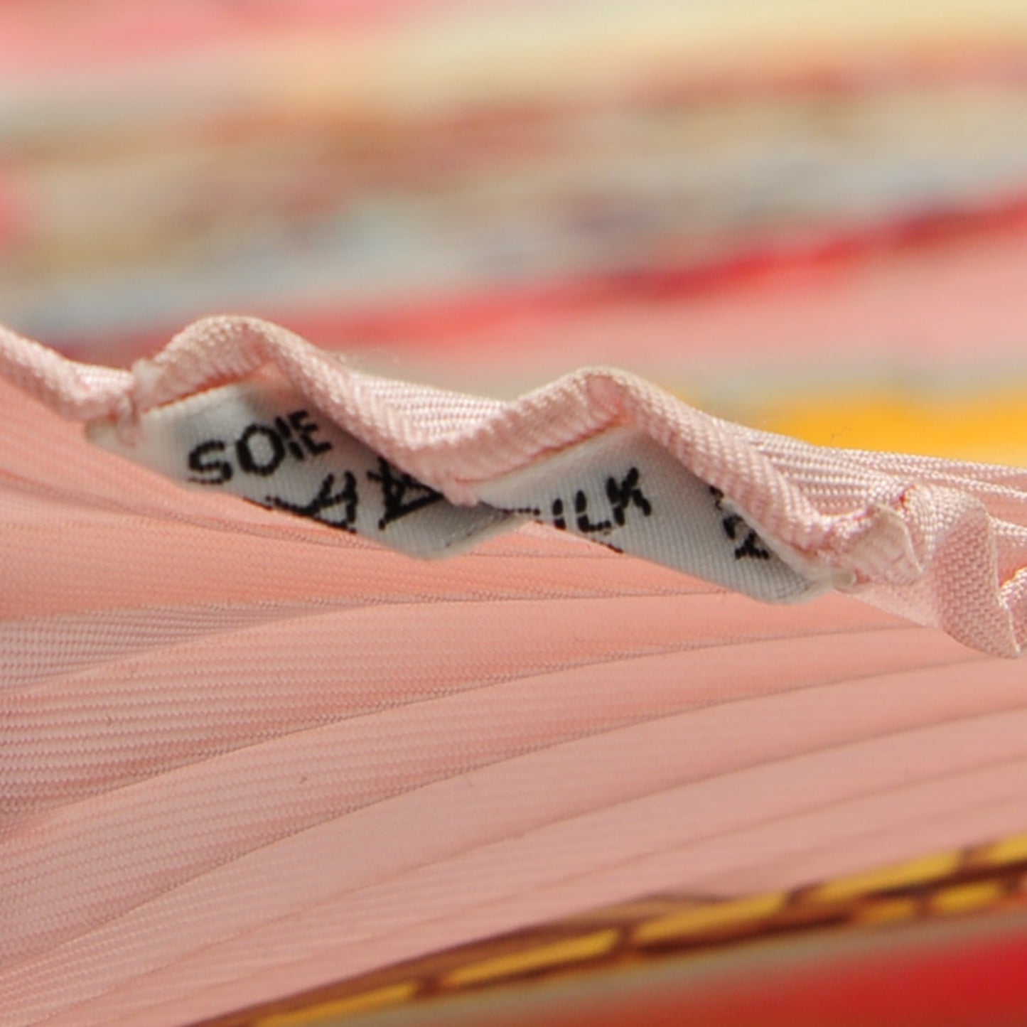 Silk Plisse Belles Amures Scarf 90