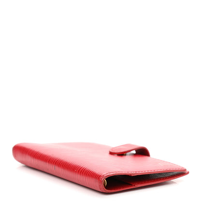 Louis Vuitton Epi Small Ring Agenda Cover Castillan Red 4 of 13