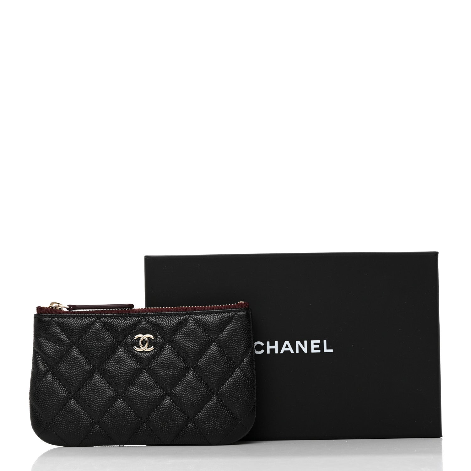 Chanel Caviar Quilted Small Cosmetic Case Black 8 of 8