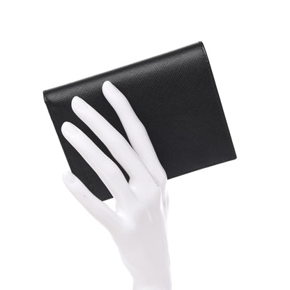 Prada Saffiano Bi-Fold Wallet Black 2 of 8