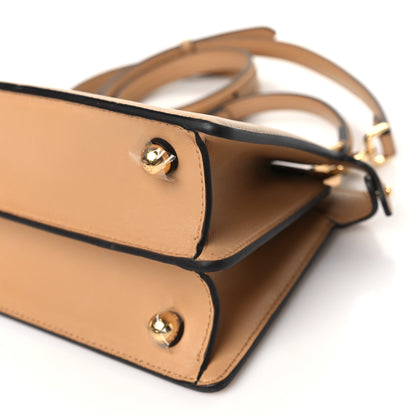 Fendi Shiny Nappa Petite Peekaboo I SEE U Satchel Miele Scuro 10 of 10