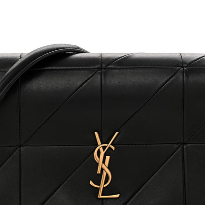 Saint Laurent Lambskin Patchwork Monogram Medium Jamie Black 8 of 10