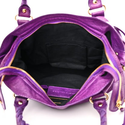 Balenciaga Agneau Giant 12 Gold Hardware Town Ultraviolet 6 of 11