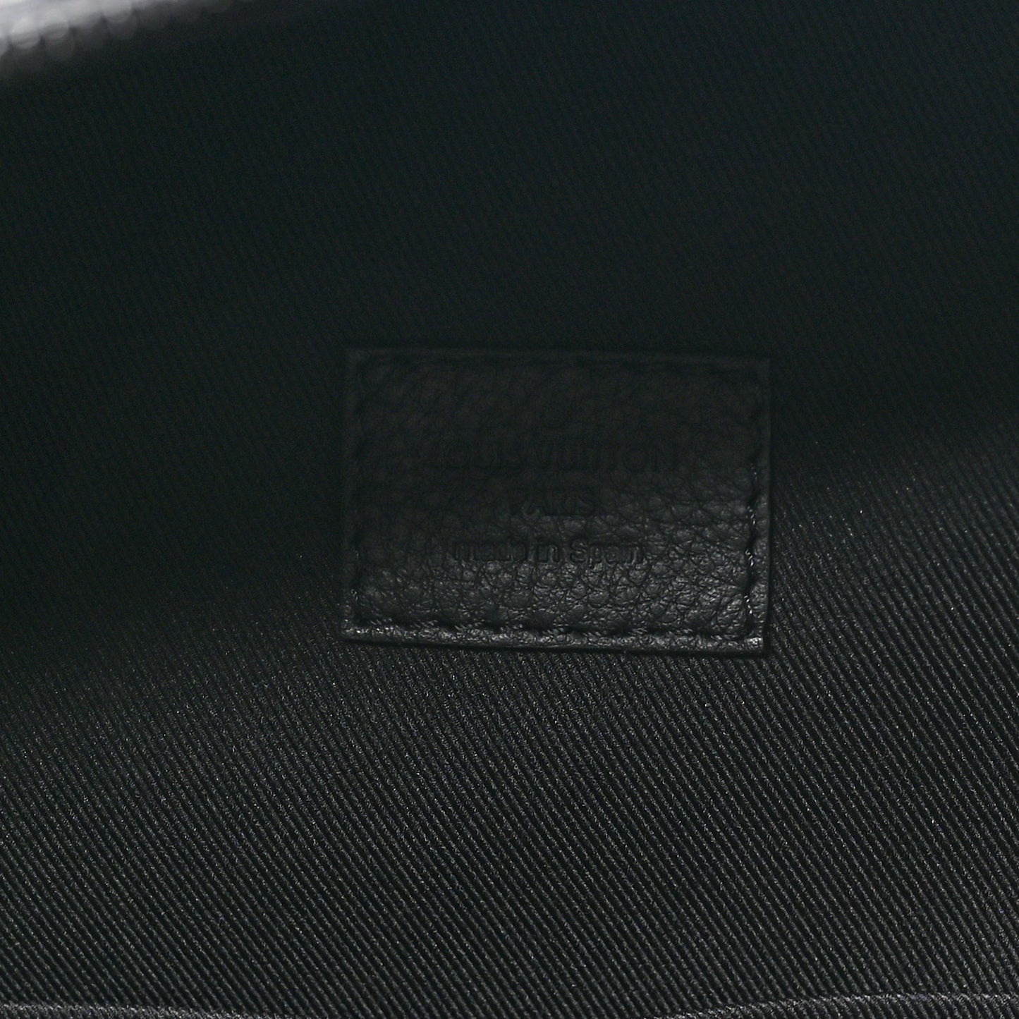 Calfskin Shadow Monogram Discovery Backpack PM Black