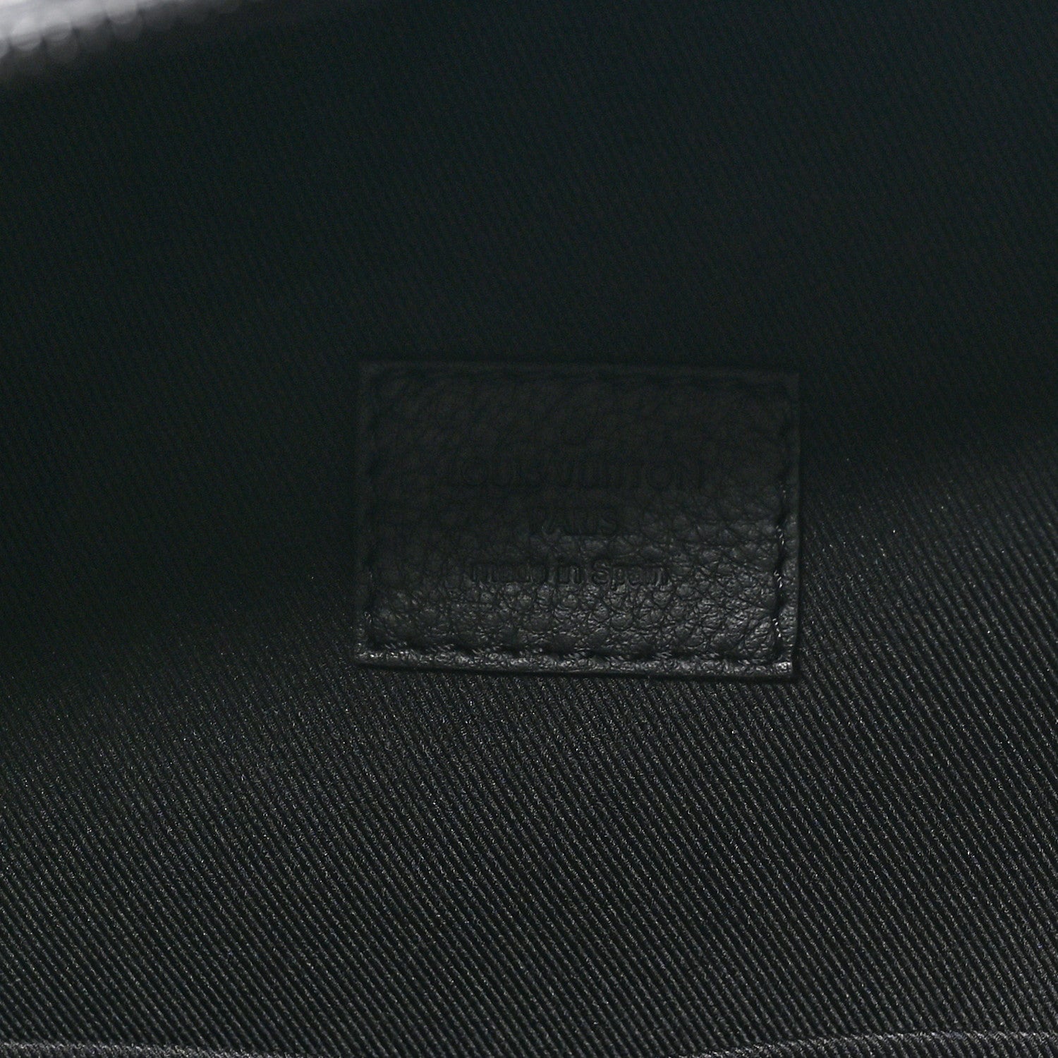 Louis Vuitton Calfskin Shadow Monogram Discovery Backpack PM Black 5 of 8