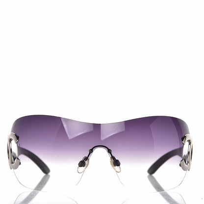 Chanel Frameless CC Logo Sunglasses 4125 Black 2 of 8