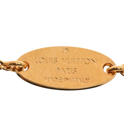 Louis Vuitton Brass Nanogram Bracelet Silver Gold 5 of 6