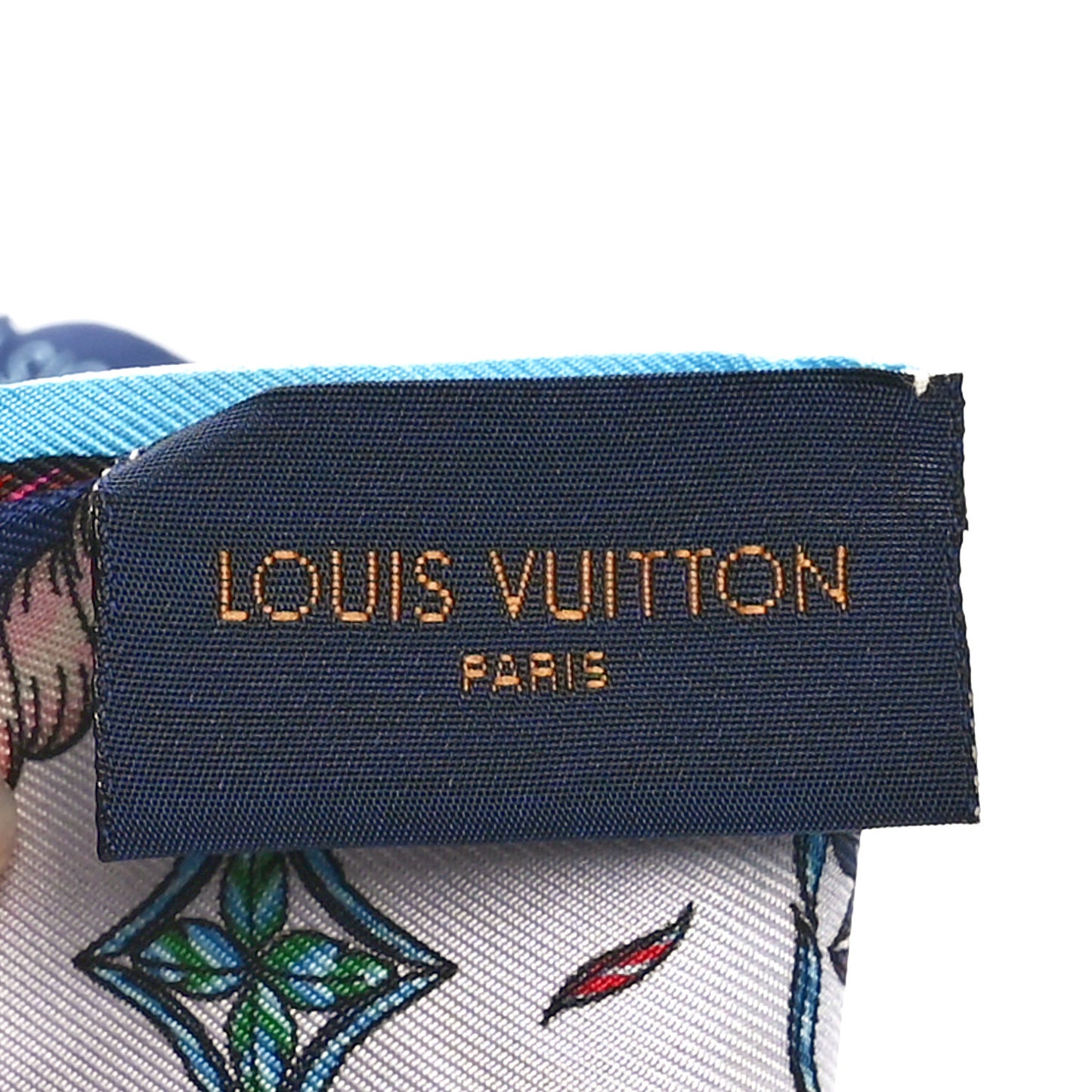 Silk Love Birds BB Bandeau Bleu White