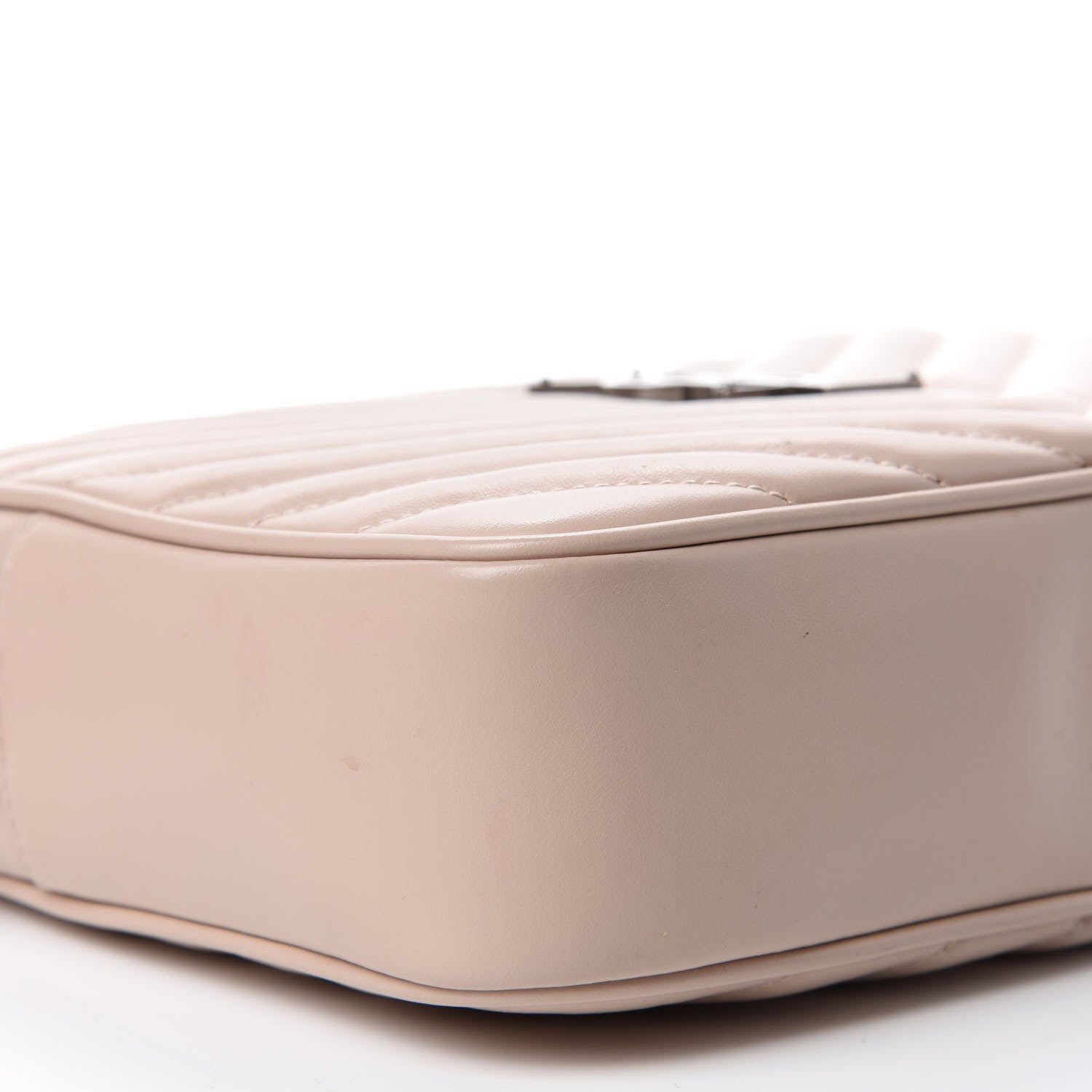 Saint Laurent Calfskin Matelasse Monogram Lou Camera Bag Marble Pink 6 of 10