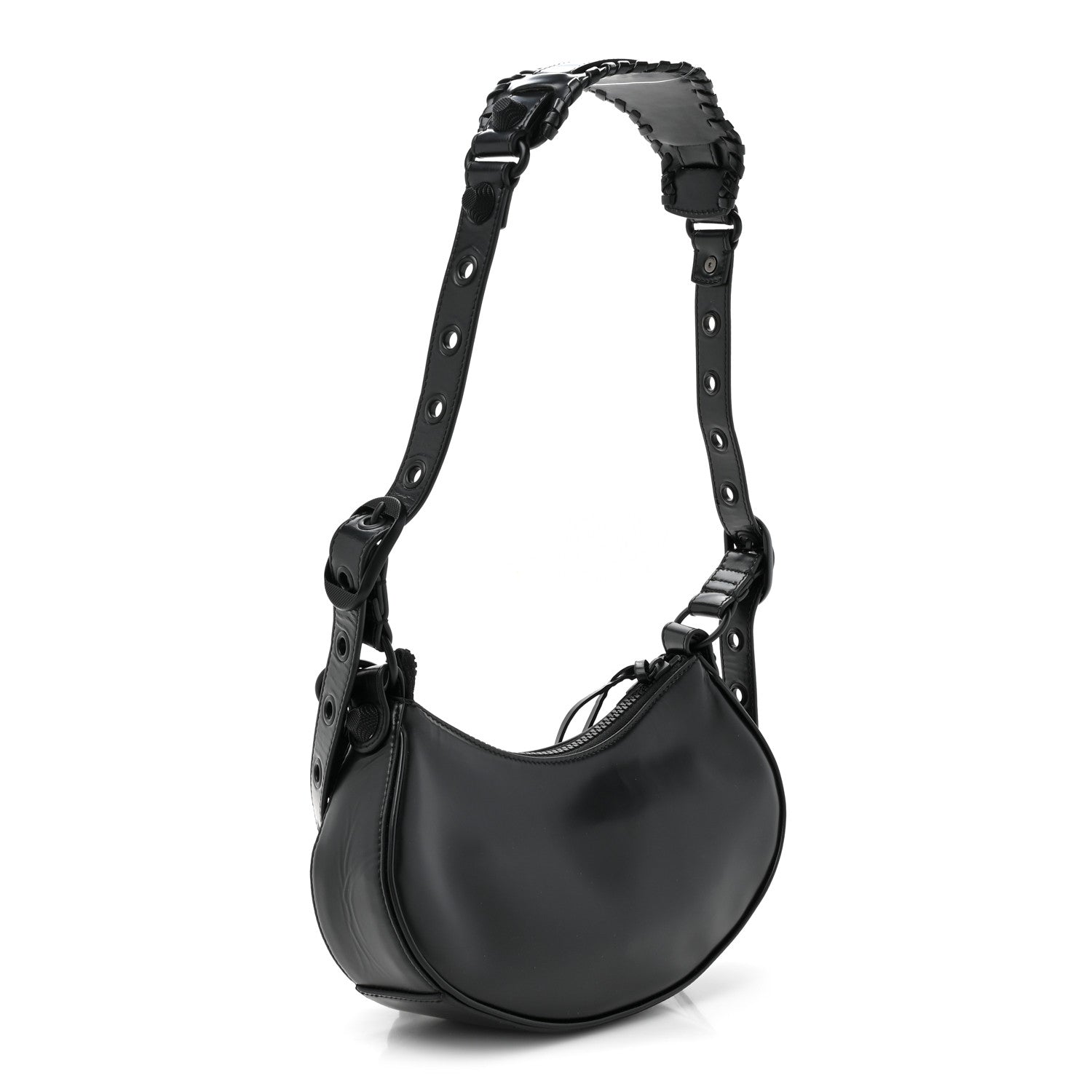Balenciaga Smooth Calfskin Le Cagole Shoulder Bag XS Black 3 of 10
