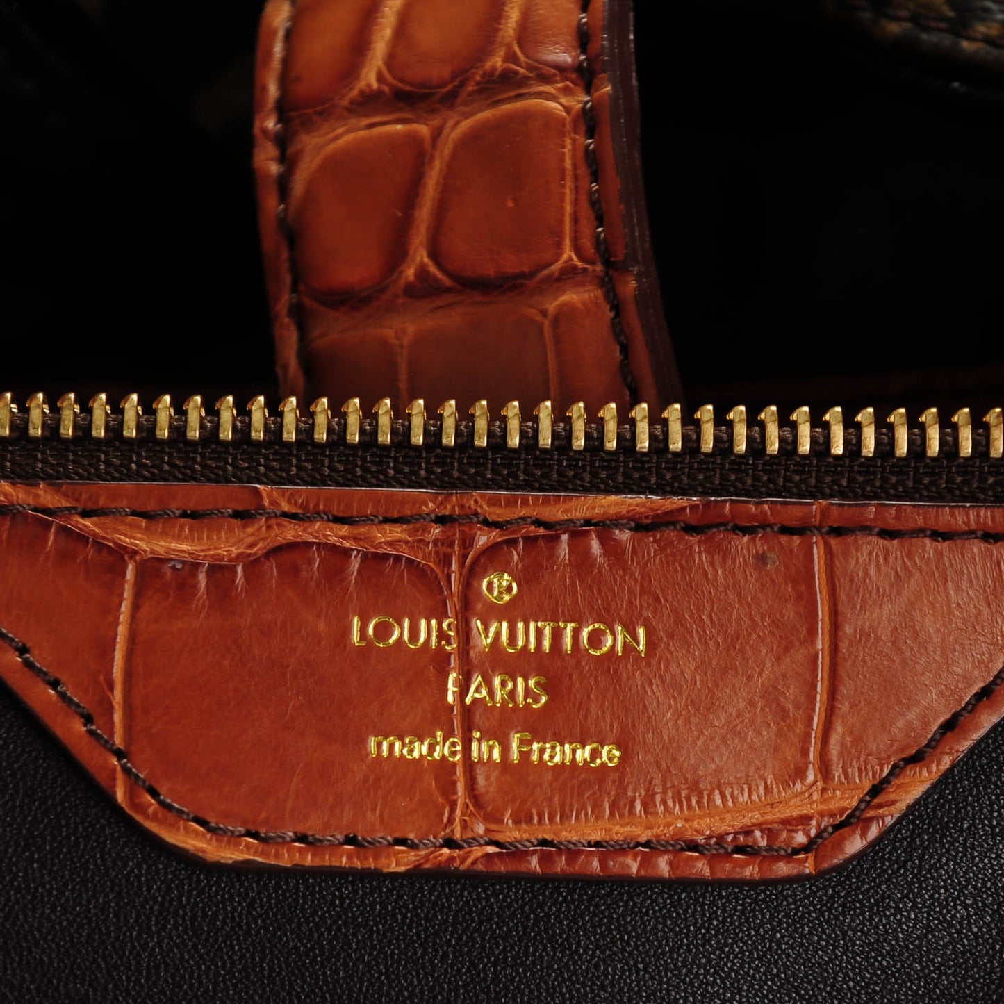 Alligator Monogram XL Tote