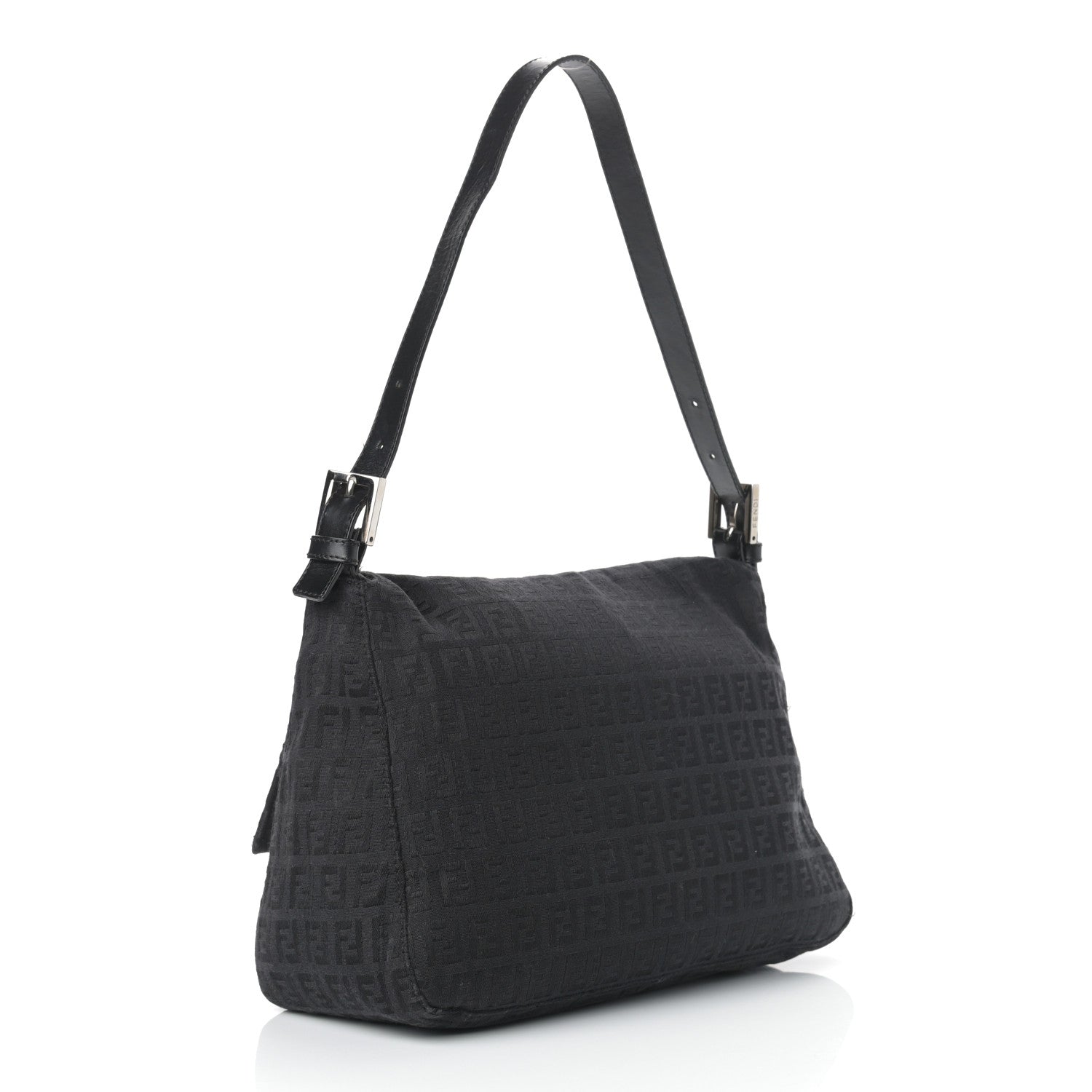 Fendi Zucchino Mama Baguette Black 2 of 9