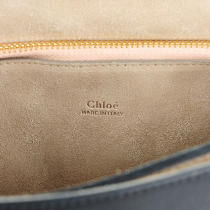 Chloe Calfskin Medium Faye Fringe Shoulder Bag Black 6 of 8