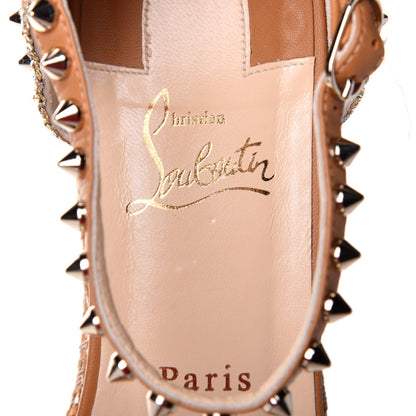 Christian Louboutin Nappa Madmonica 60 Platform Sandals 41 Tan 9 of 11