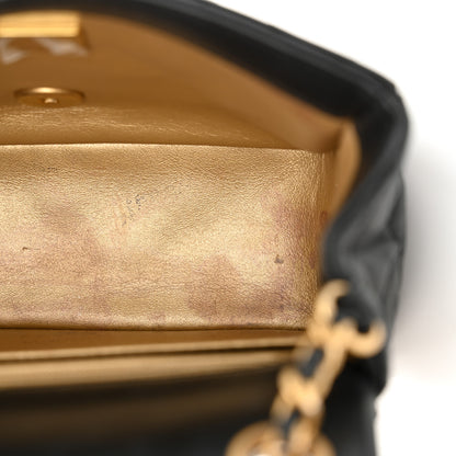 Chanel Lambskin Quilted Mini Pearl Crush Flap Black 12 of 14