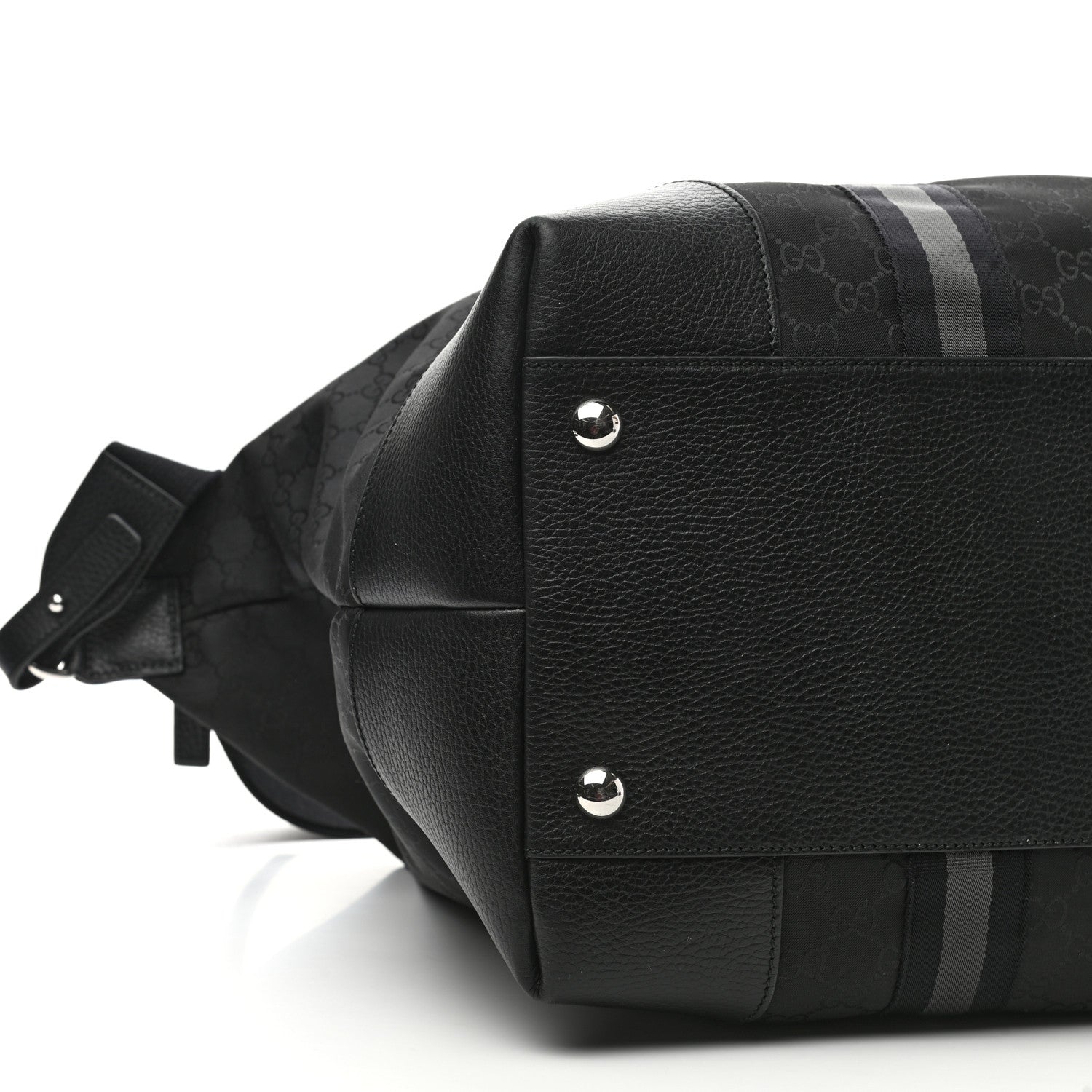 Gucci Nylon Monogram XL Duffle Bag Black 8 of 9
