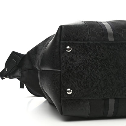Gucci Nylon Monogram XL Duffle Bag Black 8 of 9
