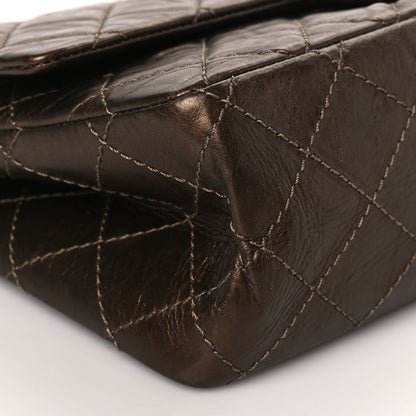 Chanel Metallic Aged Calfskin Quilted 2.55 Reissue 226 Flap Dark Copper 8 of 9