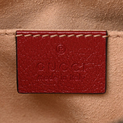 Gucci Azalea Calfskin Matelasse Diagonal Torchon GG Marmont Belt Bag 75 30 Black Romantic Cerise 7 of 9