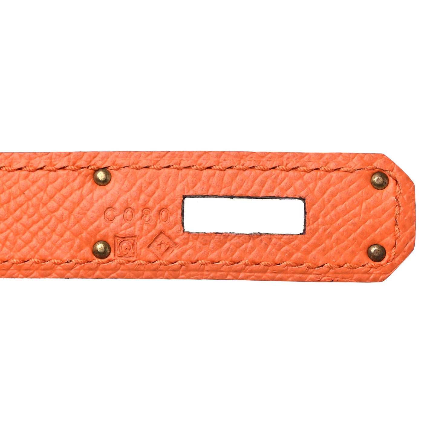 Epsom Birkin 35 Orange