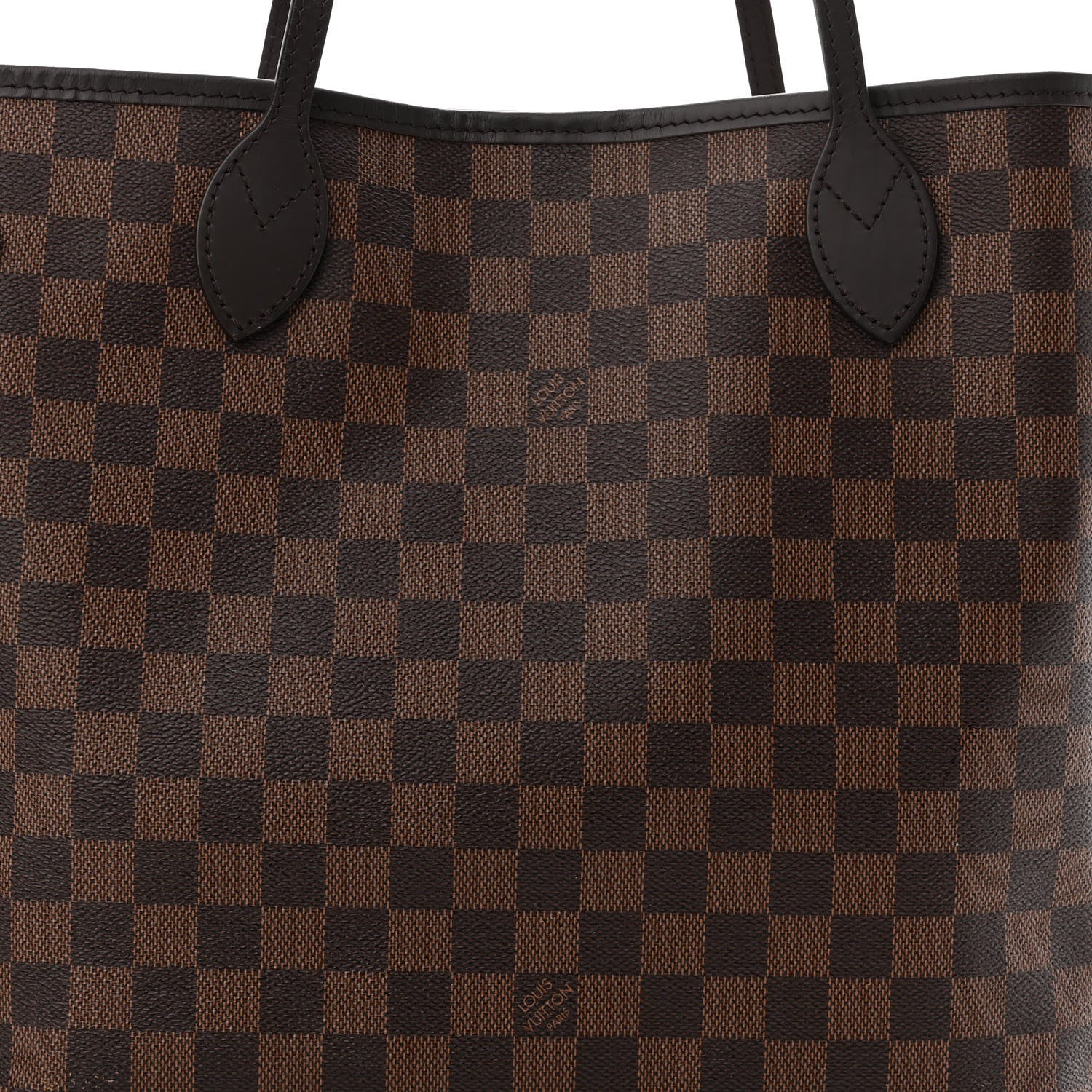 Louis Vuitton Damier Ebene Neo Neverfull MM Rose Ballerine 9 of 12