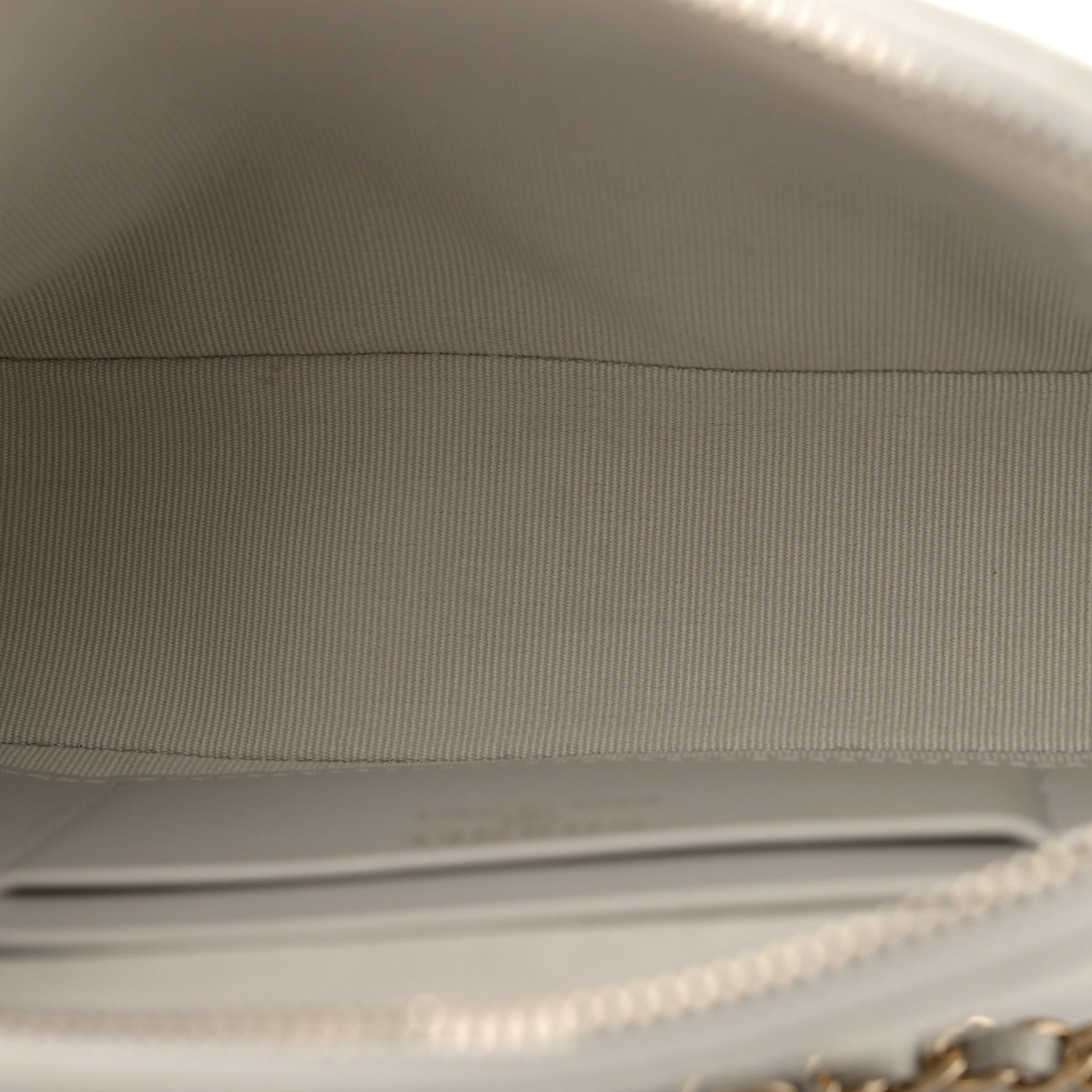 Chanel Caviar Quilted Classic Clutch With Chain Light Grey 5 of 13